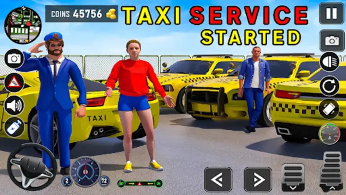 Crazy Taxi Driver Taxi Game android App screenshot 0