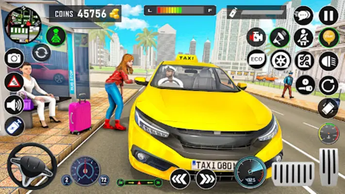 Crazy Taxi Driver Taxi Game android App screenshot 6